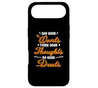 Say good words, good thoughts, think, do good deeds Case for iPhone Air