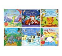 Say Hello to the Animals 6 Books Bundle Collection (say hello to the baby animals,say hello to the animals,Say Boo to the Animals!,Say Hello to the Jungle Animals!,Say Hello to the Snowy Animals!,Say Goodnight to the Sleepy Animals!)