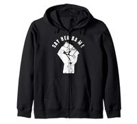 Say Her Name - Support Female Victims Protest Activist Zip Hoodie