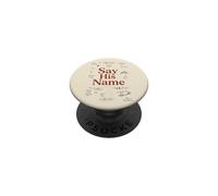 Say His Name Christian Faith Jesus Christ Savior PopSockets Adhesive PopGrip