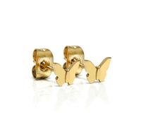 Say It With Children's Butterfly Earrings - Yellow Gold Plated