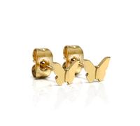 Say It With Children's Butterfly Earrings - Yellow Gold Say It With Gold One Size