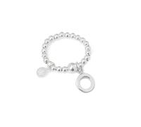 Say It With Classic Initial Ball Ring - Sterling Silver (Medium) - O