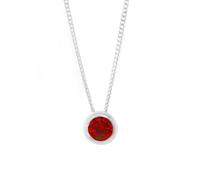 Say It With January Children's Birthstone Necklace - Sterling Silver