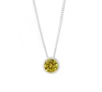 Say It With November Children's Birthstone Necklace - Sterling Silver