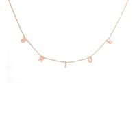 Say It With Personalised Bride Necklace - Rose Gold Plated