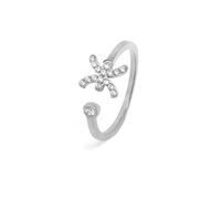 Say It With Pisces Ring with CZ Stones - Silver