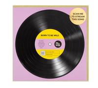 Say It With Songs Greeting Card - Born To Be Wild - Steppenwolf - Scan QR Code and Play on Spotify, YouTube or Amazon Music - Birthday, Anniversary, Valentines, Mother’s/Father’s Day.