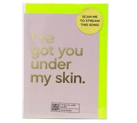 Say It With Songs Greeting Card - I've Got You Under My Skin - Frank Sinatra - Scan QR Code and Play on Spotify, YouTube or Amazon Music - Birthday, Anniversary, Valentines, Mother’s/Father’s Day.
