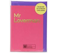 Say It With Songs Greeting Card - Mr Loverman - Shabba Ranks - Scan QR Code and Play on Spotify, YouTube or Amazon Music - Birthday, Anniversary, Valentines, Mother’s/Father’s Day.