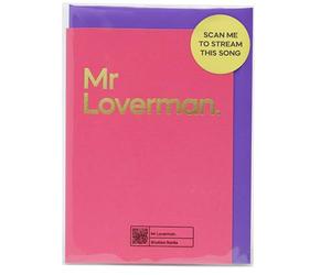 Say It With Songs Greeting Card - Mr Loverman - Shabba Ranks - Scan QR Code and Play on Spotify, YouTube or Amazon Music - Birthday, Anniversary, Valentines, Mother’s/Father’s Day.