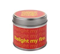 Say It with Songs Scented Candle - Relight My Fire - Scan QR Code and Play on Spotify, YouTube & More - Moonlight Shadow Scent (Fresh, Citrus) - Homeware & Gifting. 250ml / 8.7oz.