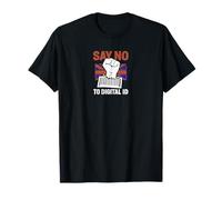 Say No to Digital ID | Anti Labour BritCard Protest Design T-Shirt