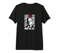 Say NO to Digital ID - Defend Freedom - Stop Control - Brit Premium T-Shirt