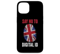 Say No To Digital ID - Fingerprint Conservative Grunge UK Case for iPhone 13