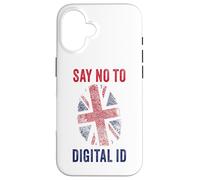 Say No To Digital ID - Fingerprint Conservative Grunge UK Case for iPhone 16