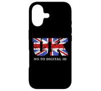 Say No To Digital ID - Freedom & Conservative Grunge Flag UK Case for iPhone 17