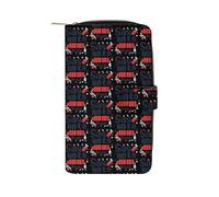 Say No to Drugs Long Zippered Pouch Slim Clutch Organizer Purse Money and Credit Card Holder for Men Women