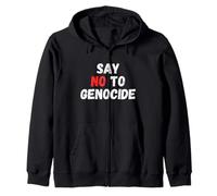 Say No to Genocide Zip Hoodie