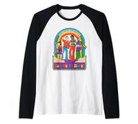Say No to Hate Sarcastic Retro Vintage Funny Adult Humor Raglan Baseball Tee