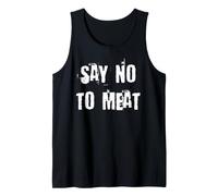 Say No to Meat Vegan Tank Top