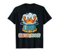Say No to Pot Funny Crab Boil Seafood Cajun Cooking Value Graphic T-Shirt