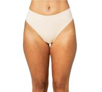 SAY NO TO THE TOE High Rise Camel Toe Proof Thong, Nude, Medium