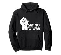 Say No To War No War With Iran No Nukes World Peace Pullover Hoodie