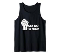 Say No To War No War With Iran No Nukes World Peace Tank Top
