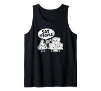 Say People - Funny Cheese Lover Tank Top