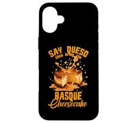 Say queso then bring the Basque cheesecake Case for iPhone 16 Plus