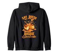 Say queso then bring the Basque cheesecake Zip Hoodie