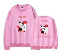 Saya Gray 2025 Tour Merch Sweatshirt O-neck Long Sleeve Casual Pullovers Fashion Unisex Streetwear Top (PInk,XL)