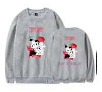Saya Gray 2025 Tour Merch Sweatshirt O-neck Long Sleeve Casual Pullovers Fashion Unisex Streetwear Top (Gray,4XL)