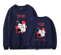 Saya Gray 2025 Tour Merch Sweatshirt O-neck Long Sleeve Casual Pullovers Fashion Unisex Streetwear Top (Navy Blue,L)