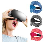 SAYAFAN VR Eye Mask, Adjustable Breathable VR Sweat Band for Oculus Quest 2, HTC Vive, PS, Gear, VR Workouts (3PCS)