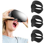 SAYAFAN VR Eye Mask, Adjustable Breathable VR Sweat Band for Oculus Quest 2, HTC Vive, PS, Gear, VR Workouts (3PCS, Black)