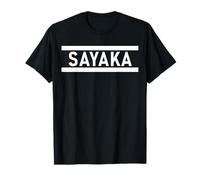 SAYAKA Hepburn Type Sayaka Names Under Sayaka Romaji Names Names Latin Letters Spelling T-Shirt