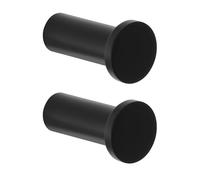 SAYAYO 2PCS Black Coat Hooks Wall Hooks Wall Mounted SUS304 Stainless Steel | Door Hooks for Hanging Towels for Bathroom Heavy Duty