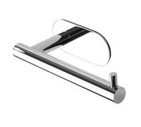 SAYAYO Chrome Toilet Roll Holder Self Adhesive, Stick on Toilet Paper Holder for Bathroom Kitchen, SUS304 Stainless Steel Waterproof, No Drilling