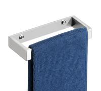 SAYAYO Hand Towel Holder Wall Mounted 20CM Brushed Towel Rail Bathroom Towel Ring, Self Adhesive & Screw-in, SUS304 Stainless Steel