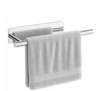 SAYAYO Self Adhesive Towel Rail, Chrome Hand Towel Holder 30CM