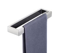 SAYAYO Towel Rail Wall Mounted 26CM Small Hand Towel Holder for Bathroom Kitchen Chrome Towel Ring SUS304 Stainless Steel, Screw Fixing