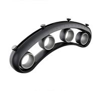 Saycker Guitar Finger Expansion,Portable Span Practice Hand Strengthener Speed Guitar Finger Expander Trainer for Bass Piano Finger Speed System (Black)
