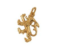 Sayers London 9ct Gold Rampant Lion Charm