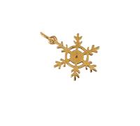Sayers London 9ct Gold Snowflake Charm