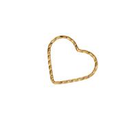 Sayers London 9ct Gold Twisted Open Heart Charm