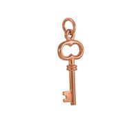 Sayers London 9ct Rose Gold Key Charm