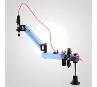SAYEYBU 1000mm M3-M12 Pneumatic Tapping Machine, Tapping Tool Drilling Threading Machine, Air Tapper, with 6 Chuck 360° arm 90° Head,A