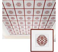 SAYEYBU 10Pcs Ceiling Tile, 30x30cm Ceiling Tiles Peel-and-Stick, Ceiling Wall-Stickers Top Cover Wallpaper, Ceiling-Sticker for Interior Decor in Ceiling and Wall,05,20pcs